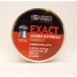 Balines JSB Exact Jumbo Express cal. 5,52mm Lata de 250 und.