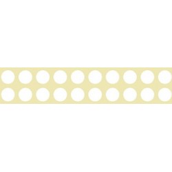 ROLLO PARCHES BLANCOS 15mm 2000und.