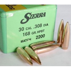 PUNTAS SIERRA 30-168 HPBT MATCH KING