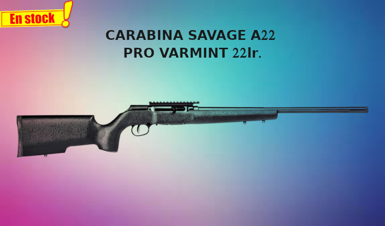 Carabina SAVAGE A22 Pro Varmint 22lr